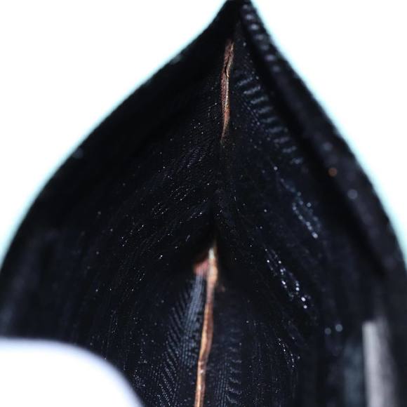 PRADA Pouch Satin Green Silver Auth 86519 - Picture 16 of 16